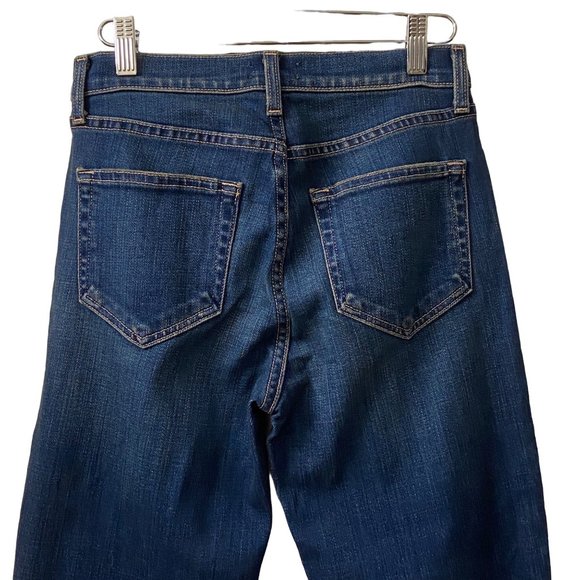 NWT L'AGENCE EL Matador Blue High Rise Slim Straight Raw Hem Jeans 26 - Picture 7 of 10